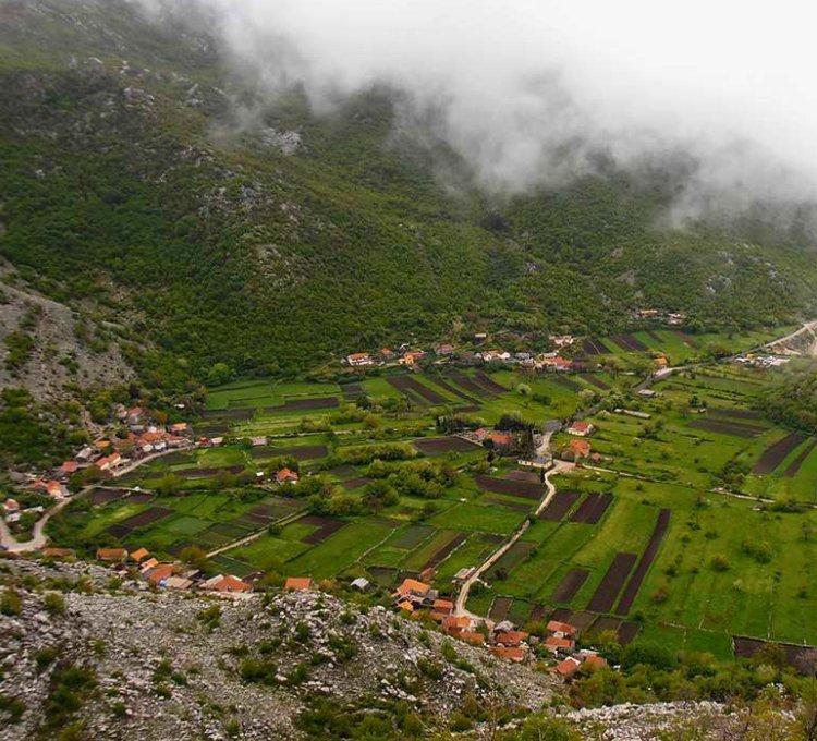 Kruševice village above Herceg Novi