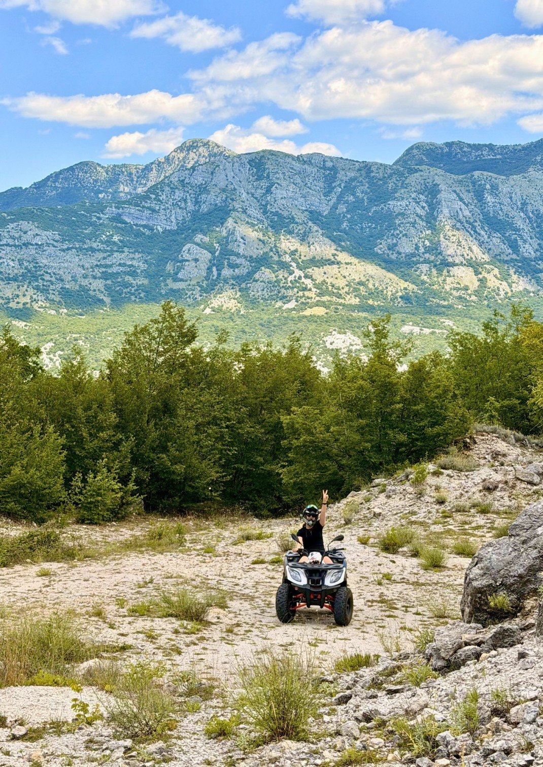Quad route through Kruševice village above Herceg Novi